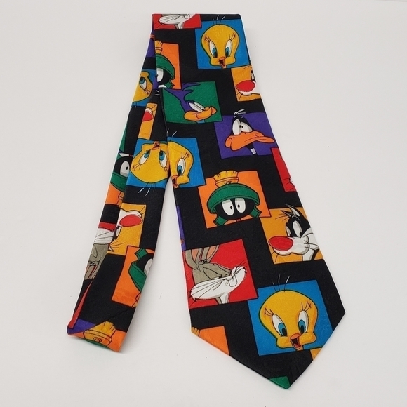 Vintage Looney Tunes 1993 Tie Made in Korea - Picture 1 of 5